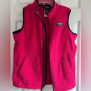 LLBean Big Kids Fleece Vest